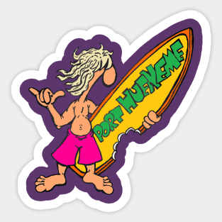 Port Hueneme Surfer Sticker